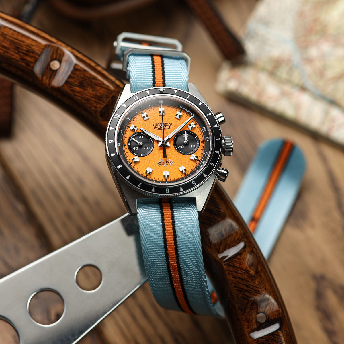 Racing SP Nylon Watch Strap - Grey - additional image 4