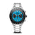 FORZO Drive King Mechanical Chronograph Watch Blue - SS-B01-B