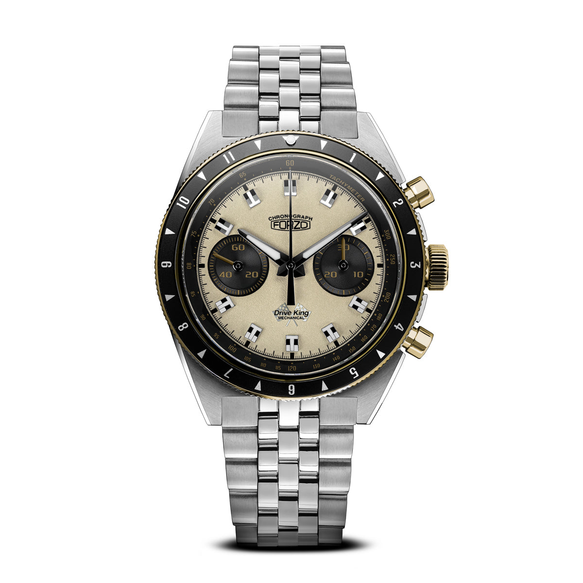 FORZO ST19 Drive King Mechanical Gold Dial SS-B02-B